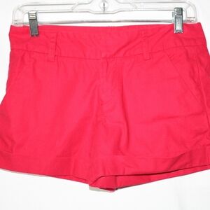 French Connection Red Shorts Size 2.